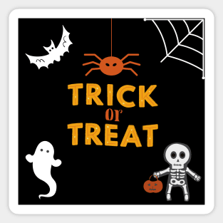 Trick or Treat Design Sticker